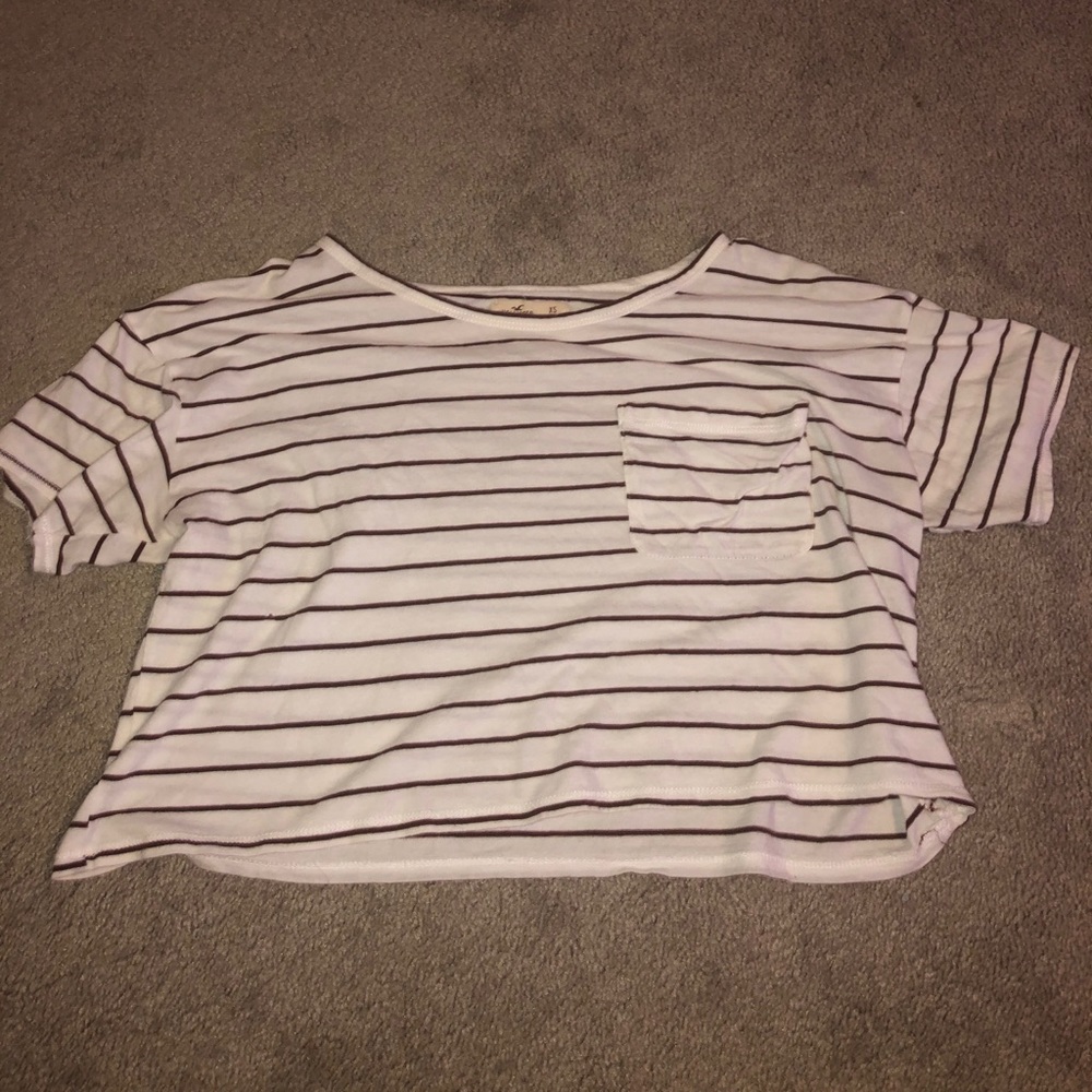 Stripped Crop Top